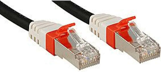 Lindy S/FTP Cat.6 (Gigabit) Καλώδιο Δικτύου Ethernet 2m Μαύρο