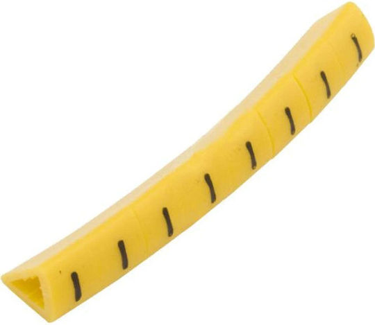 Ergom Кабелни връзки Жълт 100pcs E04ZP-01020103000