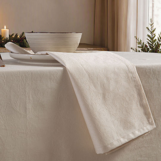 Nef-Nef Homeware Cotton Napkins Set of 2 Blizzard Ecru