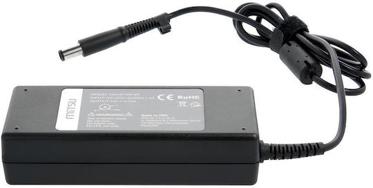 Mitsu Laptop Charger 90W 19V 4.74A for HP with Detachable Power Cable