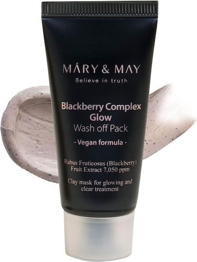 Mary & May Blackberry Complex Glow Wash Off Gesichts- & Augenmaske 30gr
