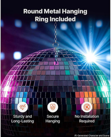 Vevor Glob disco cu oglindă