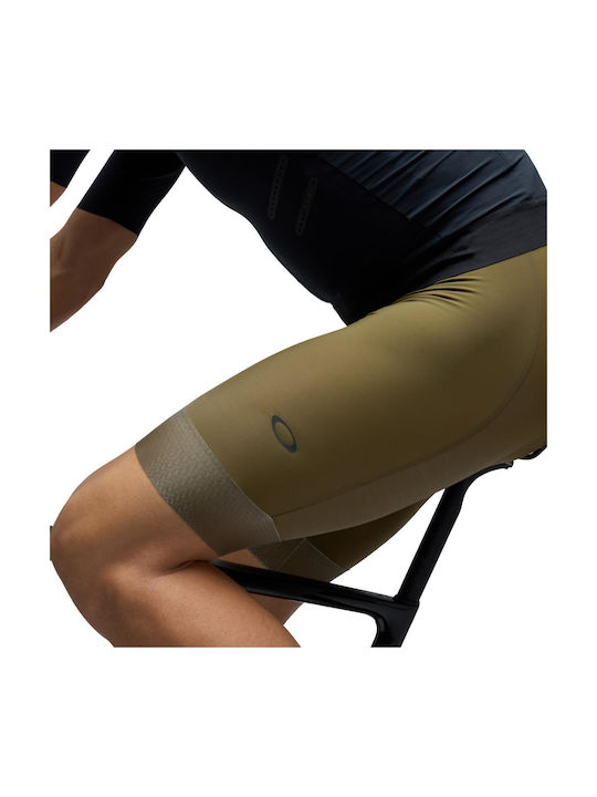 Oakley Colanți de Ciclism pentru Bărbați cu Bretele Kaki
