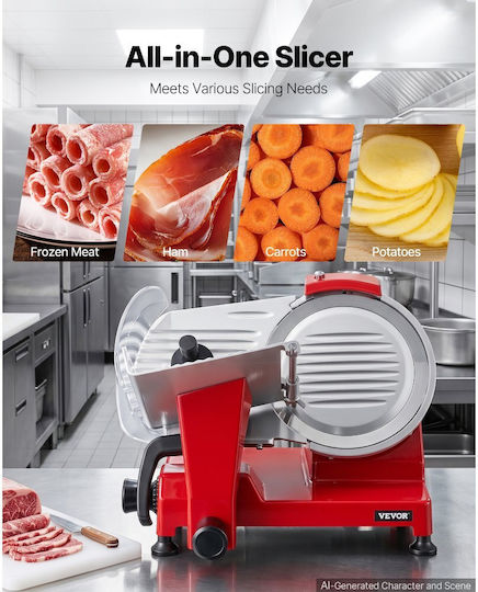 Vevor Ham Slicer with 250mm Diameter Cutting Blade
