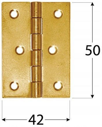 Domax Zs 50 Strap Hinge 50x42x1.0 Mm