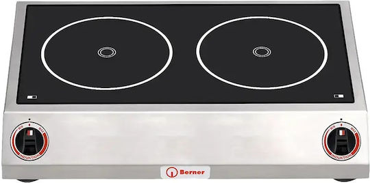 Berner Induktion Doppel 6kW 60x38x11cm