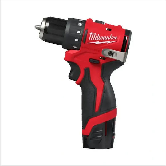 Milwaukee M12 Blddrc202c Battery Drill Driver Brushless 12V 2x2Ah