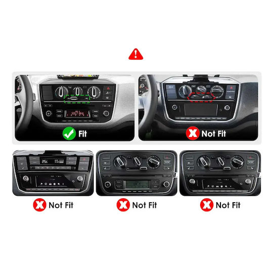 Digital IQ BXF 16774_CPAA 9-Zoll-Multimedia-Tablet Seat Mii Skoda Citigo VW Up Modell 2017–2023