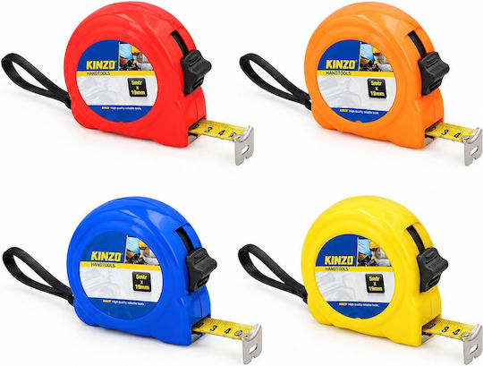 Kinzo Tape Measure with Auto-Rewind 19mm x 5m