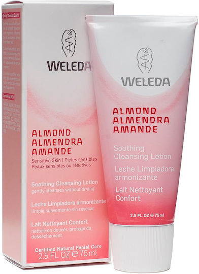 Weleda Almond Soothing Facial Cleansing Lotion With Moisturizing And Soothing Action 75ml