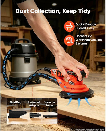YSGDSGJBS56ISVQQL001V2 Eccentric Sander 127mm Electric 400W with Speed Setting