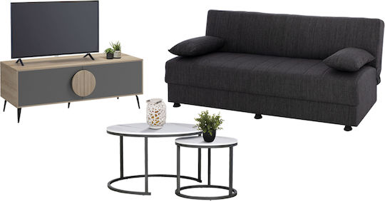 HomeMarkt Wohnzimmer-Set 3-teilig HM11387