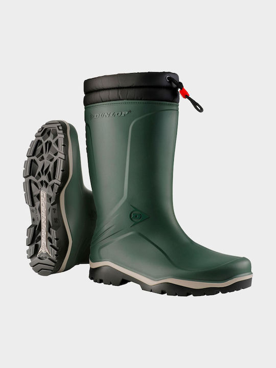 Dunlop Arbeitssicherheitsstiefel mit Fell Grün
