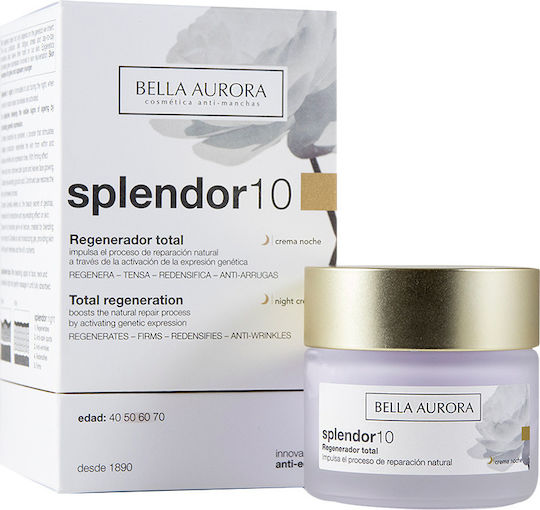Splendor 10 Нощен Крем Против Стареене За Лице 50мл