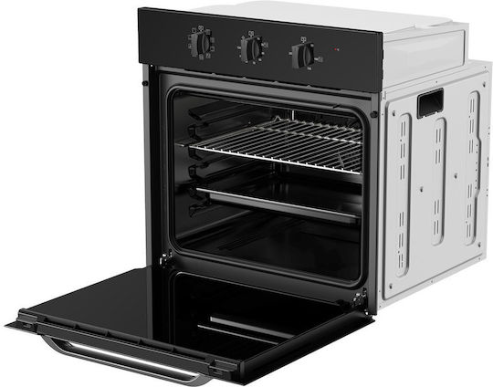 Aufsatzbackofen 70 l mit Keramikkochfeld, B 59,5 cm, Schwarz