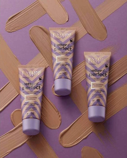 Eveline Cosmetics Better Than Perfect Moisturizing Covering Foundation 02 Light Vanilla 30ml