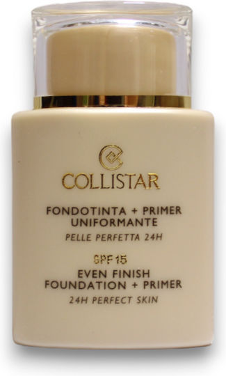 Even Finish Foundation+Primer 24H Perfect Skin SPF15 Лилаво/бяло 5 Янтар 35мл