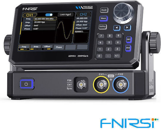 Fnirsi Bench Frequency Generator with Analog Channels and 4.3" Screen