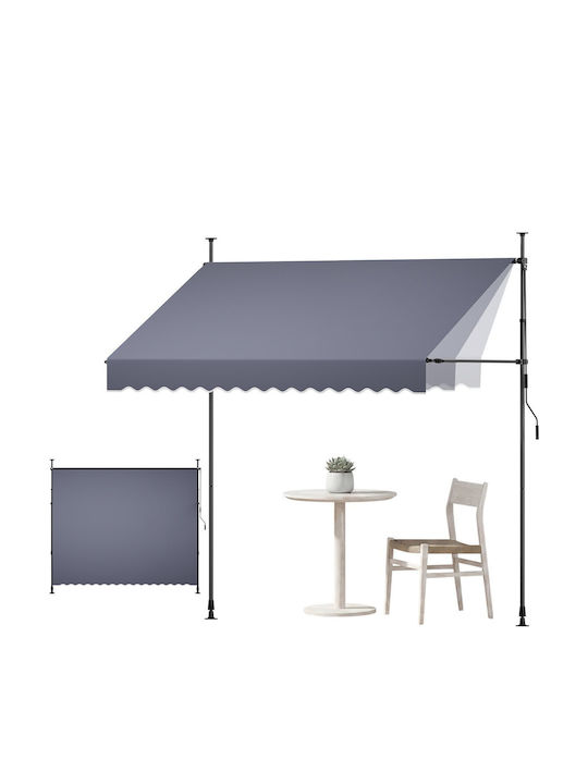 Vevor Copertină de Verandă Gri 4x3.1m