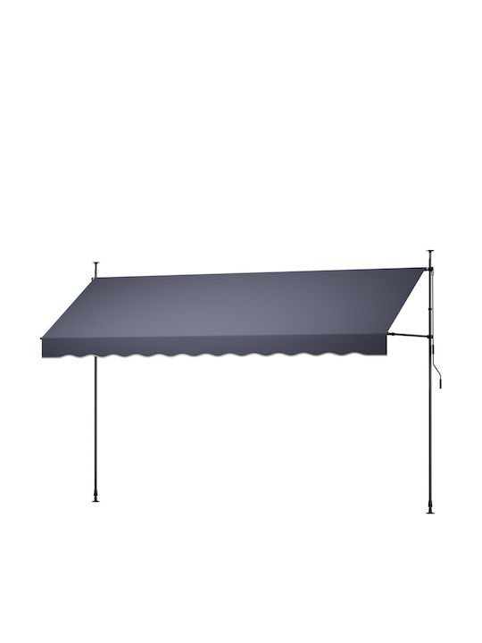 Vevor Τέντα Βεράντας Γκρι 4x3.1m