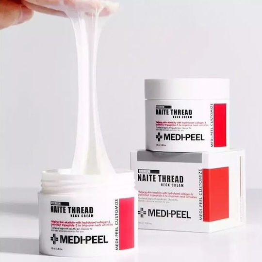 Medi Peel Naite Thread Straffende Tagescreme für Hals und Dekolleté mit Kollagen 100 ml