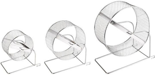Zolux Flamingo Chrome-Plated Metal Wheel 20.5cm