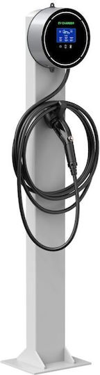 Digital IQ Стенна монофазна зарядна станция 22 kW с вграден кабел 5 m Тип 2 (DIQ EV WCH 92222)