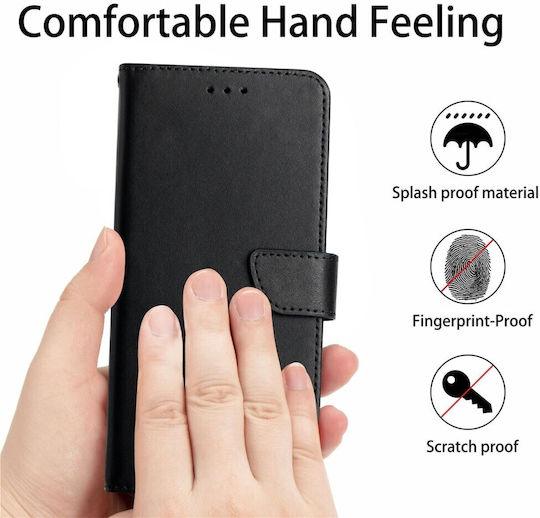 Lederne Wallet-Hülle Black Google Pixel 11 5g/11 Pro 5g