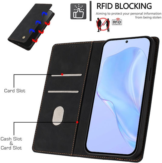 Roots Book Case Schwarz Google Pixel 11 5G/11 Pro 5G