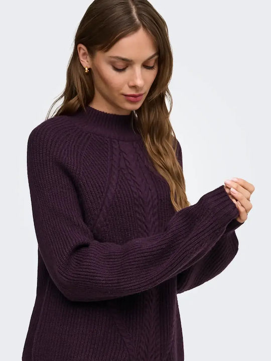 Onlkatia Bluză Damă cu Mâneci Lungi Burgundy