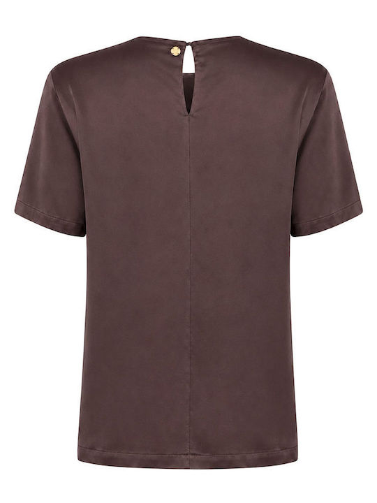 Women's Dark Brown T-shirt