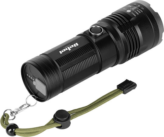 Rebel Lanternă LED Reîncărcabilă IP65 cu Luminozitate Maximă de 2000 lm