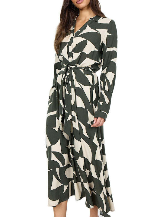 Maxi-Hemdkleid Grün