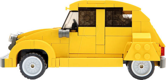 CaDA Bricks Cuburi de construit educative Citroën 2CV 1:24 pentru vârsta de 8+ ani 298 de piese