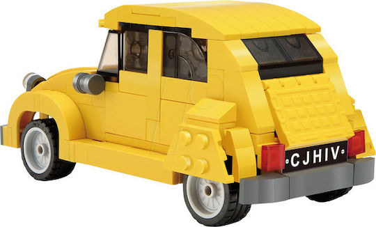CaDA Bricks Cuburi de construit educative Citroën 2CV 1:24 pentru vârsta de 8+ ani 298 de piese