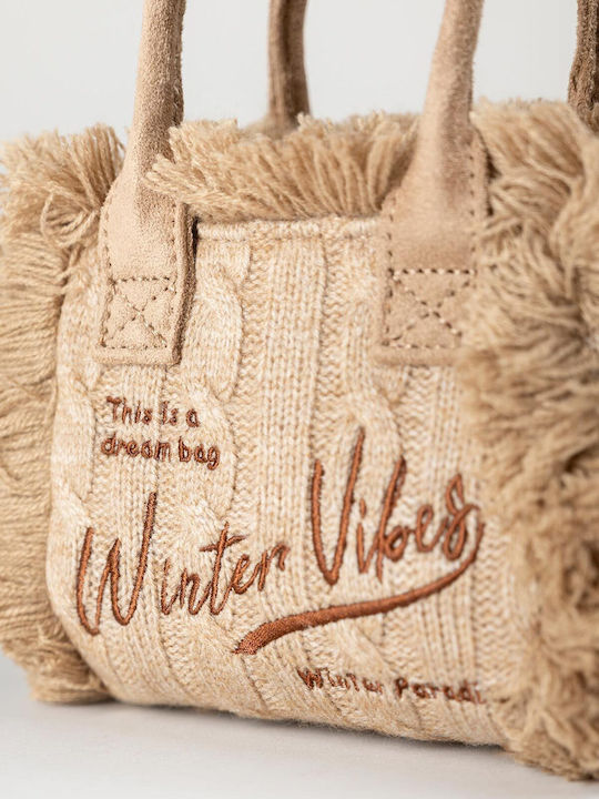 Gewebte Damenhandtasche aus Stoff / Crossbody Puro