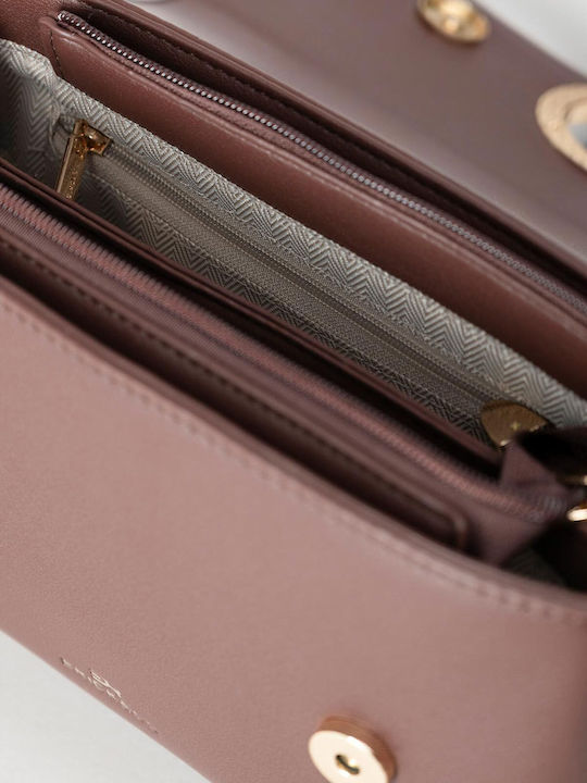 Damen Flap Tasche Braun