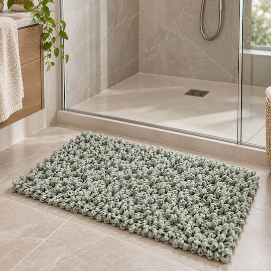 MRShome Wooden Bath Mat DV-0423C39 Jade 50x70 cm