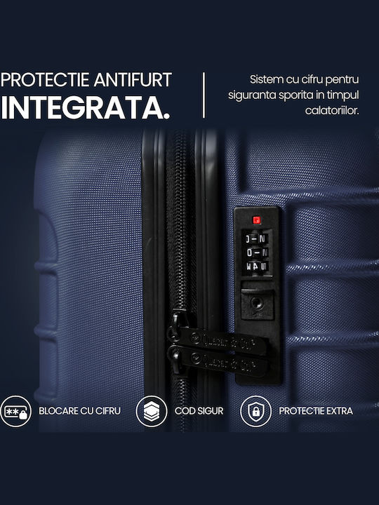 Quasar Βαλίτσες Ταξιδιού Σκληρές Navy Blue