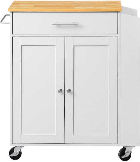 Dulap de Bucătărie de Podea Alb 79.5x39.7x87 cm