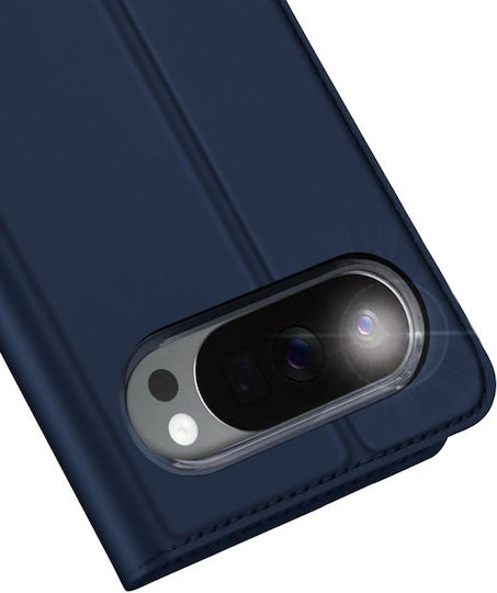 Dux Ducis Skin Wallet din Piele / Silicon Albastru (Google Pixel 11)