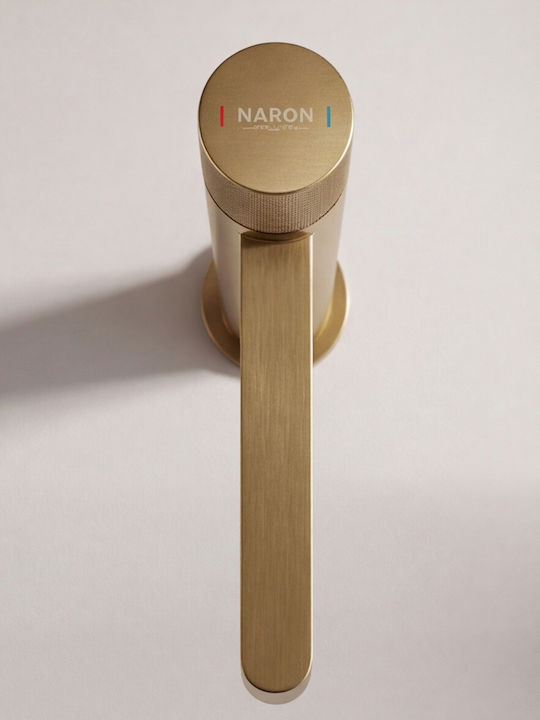 Naron Retro Waschbeckenarmatur Gold