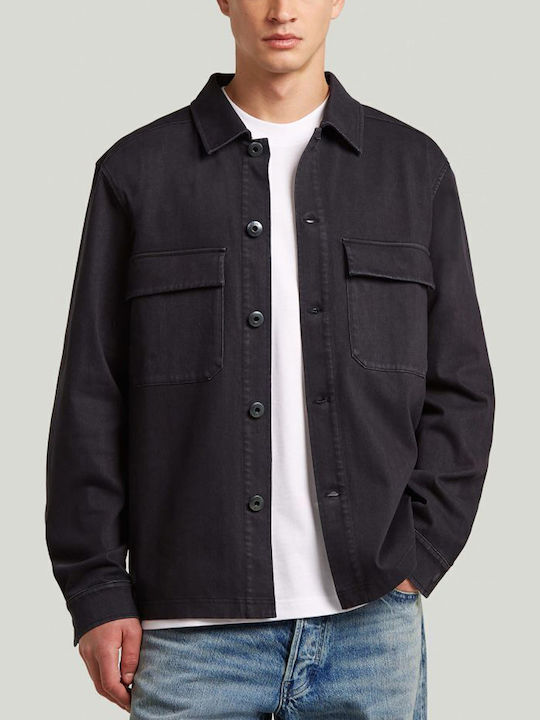 G-Star Raw Μακρυμάνικo Overshirt Dk Black Gd D30657-E161-B564