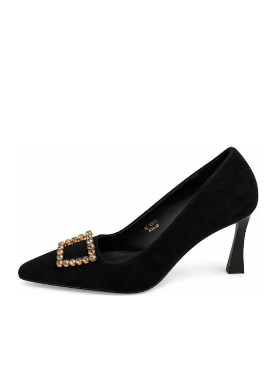 Black High Heel Pumps WI-1748-27HH-BLACK