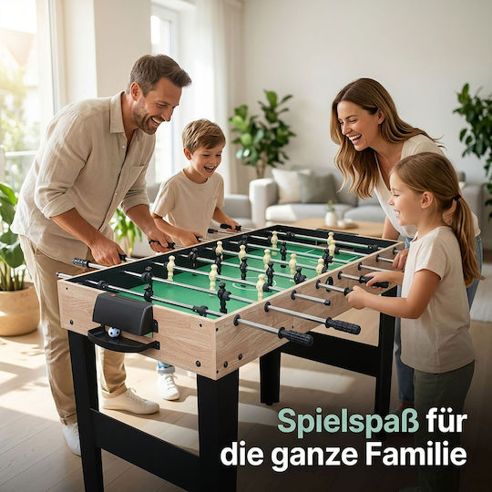 Relaxdays Επιδαπέδιο Air Hockey Πολλαπλών Παιχνιδιών Ξύλινο