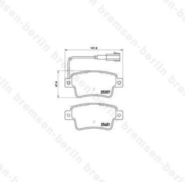 Тормозни барабани Fiat Punto Evo 09 задни 77365464
