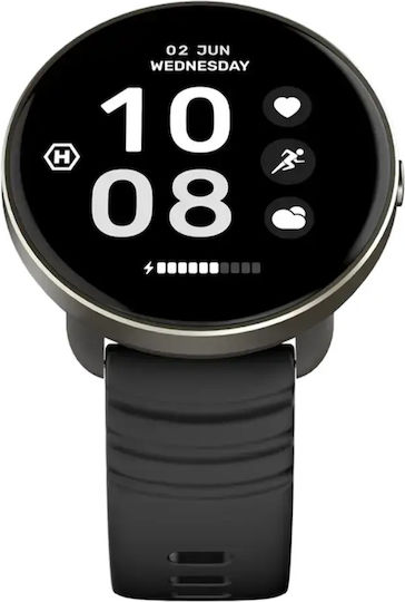 Hammer Ventus Smartwatch με Παλμογράφο (Γκρι)