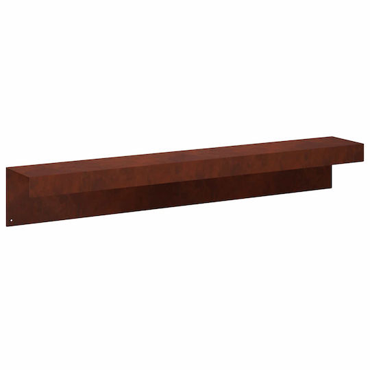 Garden Border Edging 2 Pcs 100 x 15 x 15 cm 8012974 Rusty