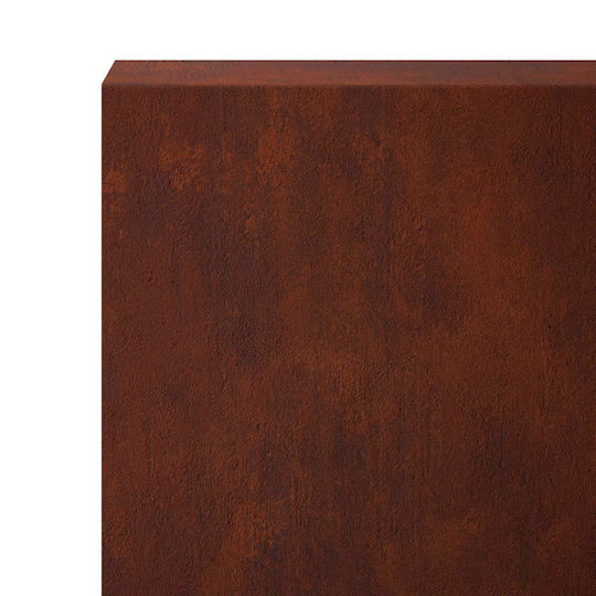 Garden Fence Covering Profiles 10 Pcs 100 x 10 x 15 cm 8012919 Rusty