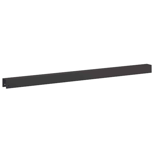 Garden Edging Profiles 20 Pcs 100 x 5 x 5 cm Steel Black 8012992 Black